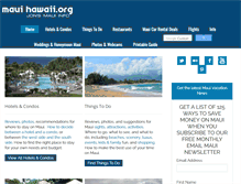 Tablet Screenshot of mauihawaii.org